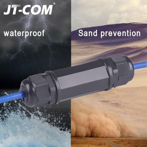 Waterproof Ethernet Network LAN Cable RJ45 Connector Adapter Plug Socket Waterproof Connector