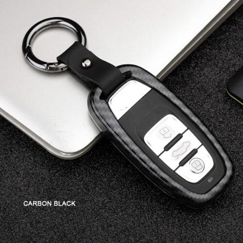 Zinc Alloy Key Protection Cover for Audi A4 A4L A5 A6 A6L Q5 S5 S7 Protect Shell Car Styling Cover Case Smart Key styling