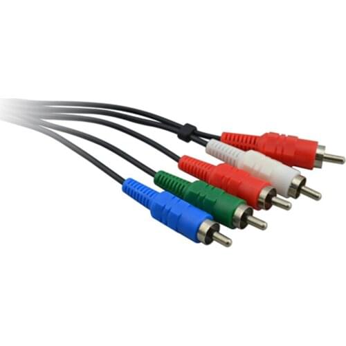 100pcs a lot Wholesale 5RCA Component Cable AV Cable for Xbox Component