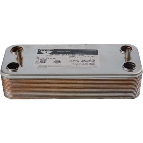 17B1901601 - 16 Plate Heat Exchanger For Riello, Beretta, Sylber