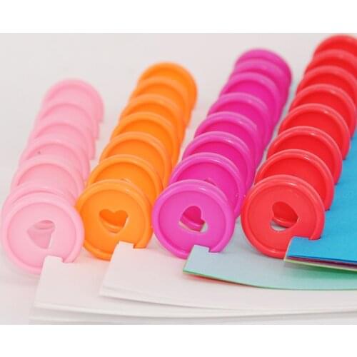 24pcs 24mm Planner Binder Button Discs Binder Notebook Binder Ring Mushroom Binding Discs Scrapbook Binding Ring School Supplies