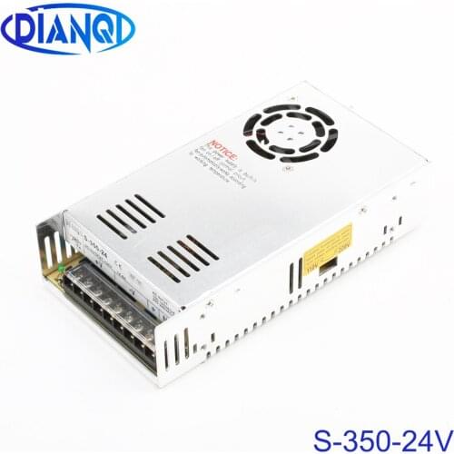 DIANQI power suply 24v S-350w 14.6a AC to DC power supply ac dc converter high quality S-350-24 S-350W-24V