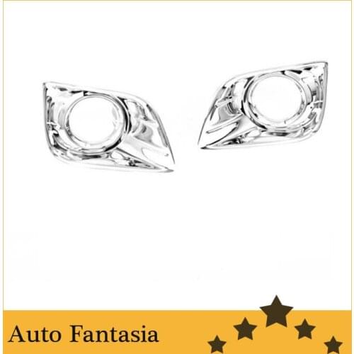 Chrome Fog Light Cover for Toyota Land Cruiser Prado J150-free shipping