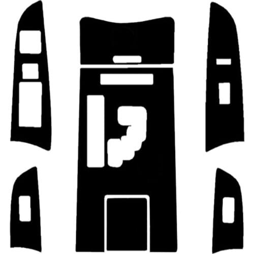 5D Carbon Fiber Car Interior Center Console Color Change Molding Sticker Decals For Lexus IS300 IS250 2006-11