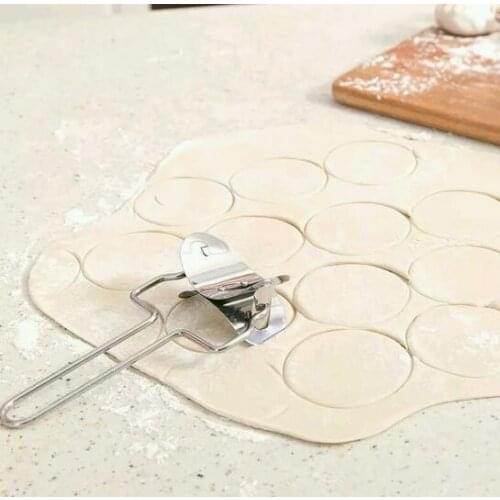 New Stainless Steel Dough Press Dumpling Pie Ravioli Mould Maker Cooking Circle Dumpling Device Dumpling Making Machine
