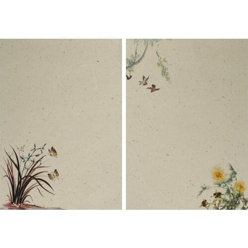 Half Ripe Xuan Paper Letterheads 20sheets Beautiful Chinese Small Regular Script Calligraphy Xuan Zhi Exquisite Rice Paper