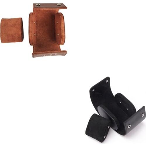 Luxury Leather Watch Storage Box Travel Single Watch Case Watch Gift Box for Christmas Anniversary Birthday