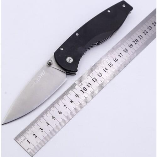 230mm 100% D2 Blade Ball Bearing Knives G10 Handle Folding Knife Survival Camping Tool Pocket Knife Tactical Outdoor EDC Tool