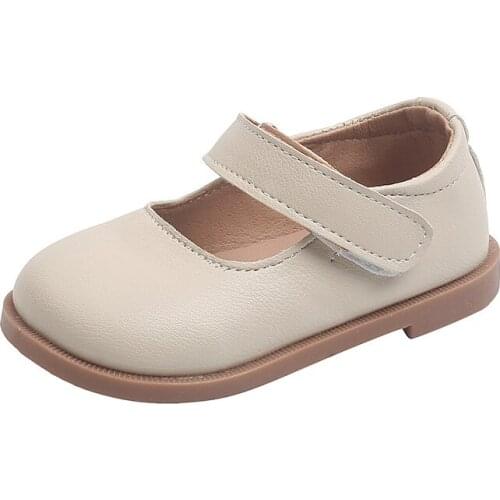 Girls Shallow Mouth Princess Shoes 2021 Summer New Kids Single Shoes Candy Soft Bottom Fashion Korean Leather Shoes Cute Leisure