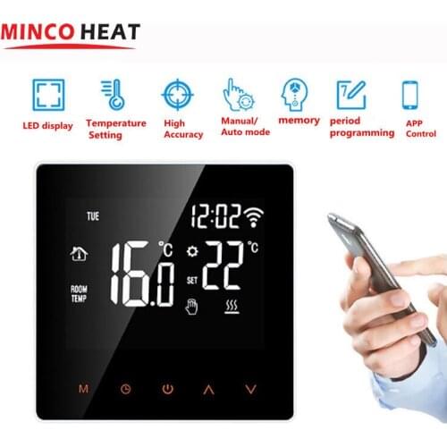 Tuya WiFi Smart Thermostat, Electric Floor Heating Water/Gas Boiler Temperature Remote Controller Support Voice Control