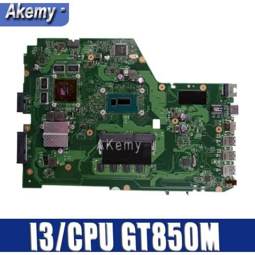 X751LK motherboard REV 2.0 GTX850M i3 cpu 4GB/RAM For Asus X751L K751L X751LK X751LX laptop motherboard X751LK Mainboard Board