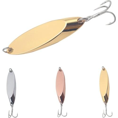 1PCS Metal Spinner Spoon Lures Beveled Sequins Sequin Silver Spoon Baits Artificial Wobblers Spinner Lure Fishing Accessories