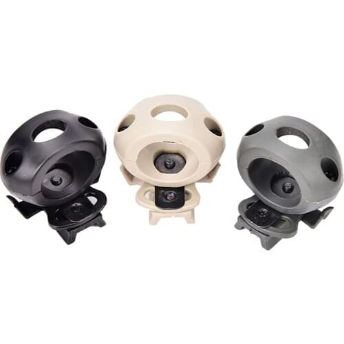 1PCS Tactical Helmet Flashlight Mount Clip Military Airsoft Flashlight Clamp Adaptor Flashlight Clamp Holder