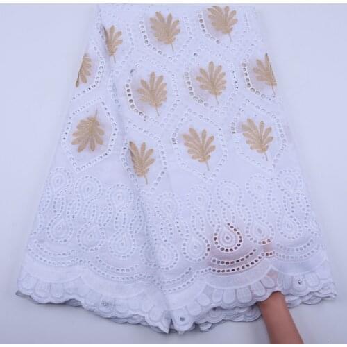 2020 New Arrival African Swiss 100% Cotton Voile Lace In Switzerland With Holes Nigerian Voile Lace Fabric For Daily Dress S1793
