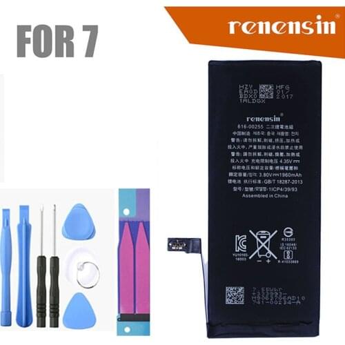 Rechargeable Batteries Phone Built-in Battery For iPhone 7 7G Real Capacity 1960mAh With Repair Tools Kit And Battery Sticker
