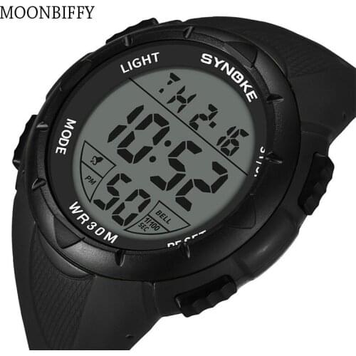 Waterproof Sport Watch For Men Luminous Digital Wristwatch Fashion Men Electronic Watches Chronograph Alarm Male Clock