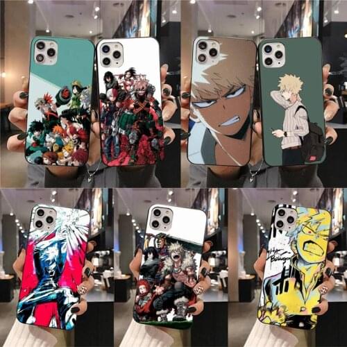 Bakugo Katsuki Phone Case For iphone 12 11 Pro Max Mini XS Max 8 7 6 6S Plus X 5S SE 2020 XR cover