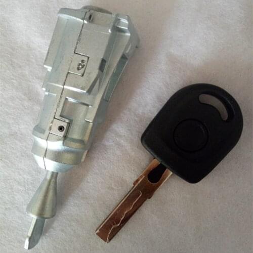 Left Door Cylinder Auto Door Lock Cylinder For VW New santana New Jetta with 1PCS KEY