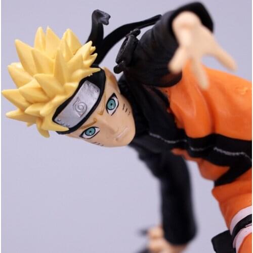 Anime Naruto Shippuden Figure Uzumaki Naruto Ninja Action Figure With Weapon Kunai Shuriken Jump 50th Anniversary 15CM Model