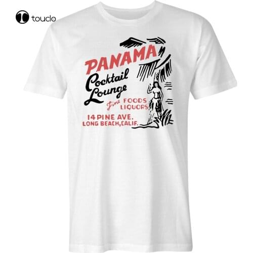 Panama Cocktail Lounge V2 - Long Beach, Ca - Vintage Tiki Bar T-Shirt Tee Shirt