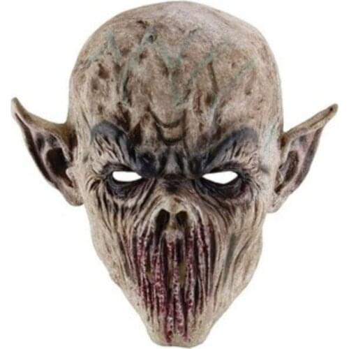 Halloween mouthless alien horror alien animal mask latex hood mask