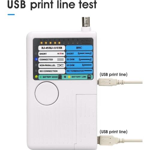 New Remote RJ11 RJ45 USB BNC LAN Network Cable Tester For UTP STP LAN Cables Tracker Detector Top Quality Tool