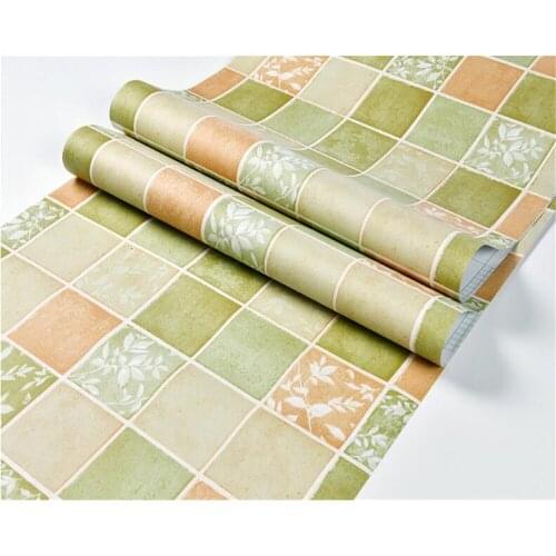 Beibehang Self adhesive wallpaper kitchen high temperature oil proof marble waterproof moisture proof refurbishment wallpaper