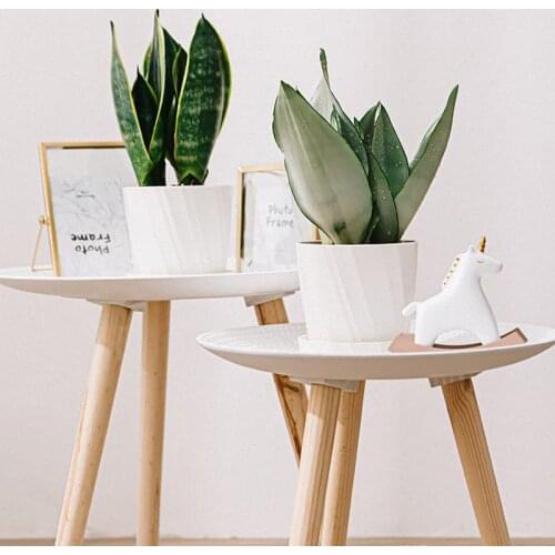 Plastic Flower Pot Round Thickened Large Flower Pot Resin Set Succulent Potted Planters Plant Pot Decorative