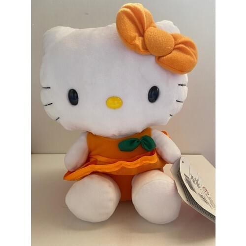 Hello Kitty Shaped Plush Toy Orange Plush Toy Soft Toy