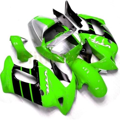 Custom motorcycle cowl for VTR1000F 1997 1998 1999 2000 2001 2002 2003 2004 2005 ABS Fairing+Screws+green