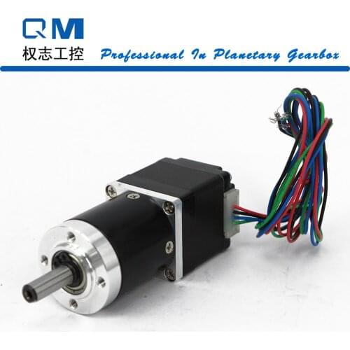 Geared Stepper Motor 4-Lead Nema 11 Stepper Motor 30mm Planetary Gearbox Gear Ratio 9:1 CNC Robot 3D Printer Pump