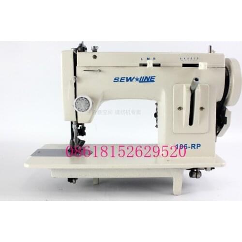 220V/110V Thin Material Sewing Machine 7 Inch Fur Leather Fall Clothes Stitch Sewing Machine with Zigzag Line Function