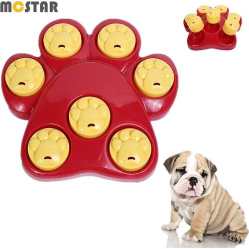 MC Star Pet Slow Food Plate Fun Treasure Hunt Box Pet Leak Food Bowl Environmentally Plastic Giant Claw Puppy Educate Puzzle Toy