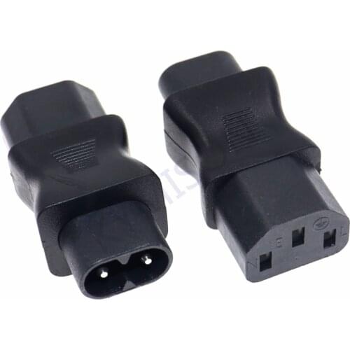 IEC320 C13 to IEC C8, IEC 3Pin female to 2Pin male Power Adapter Converter, C8 male to C13 female AC Adaptor