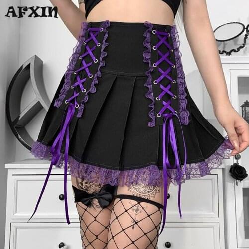 Женские плиссированные юбки AFXIN China At AliExpress