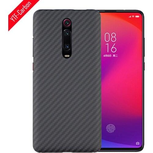 YTF-Carbon real carbon fiber case For redmi k20 pro case Aramid Fiber Back cover Anti-fall Ultra thin redmi k20 phone shell