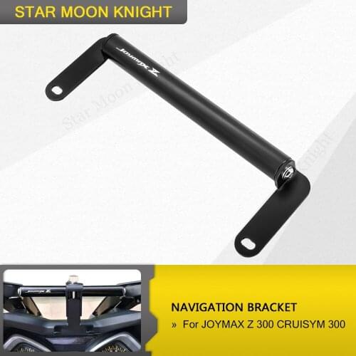 For SYM JOYMAX Z 300 for CRUISYM 300 Windshield Mount Navigation Bracket GPS Smartphone Holder Motorcycle