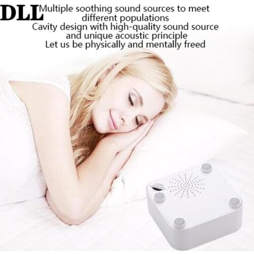 Electronic Sleep Aid White Noise Machine Sound Generator Spa Easy Sleep Baby Rain Relax Kids