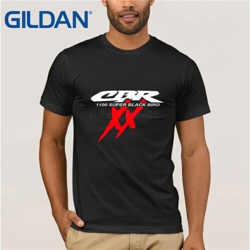 T Shirt Top Cbr 1100 Super Blackbird Xx T S Motorcycles Black And White T Shirt Cotton Unisex Tees