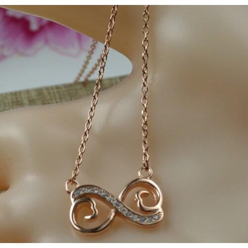 Guarantee Plain 925 solid Sterling Silver, CZ, Cubic Flower Necklace , 47 cm, 3.6 g, NE31056