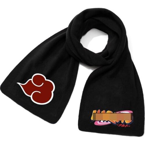HUOYING Ninja Scarf animation crystal Cashmere warm winter scarves for men and women