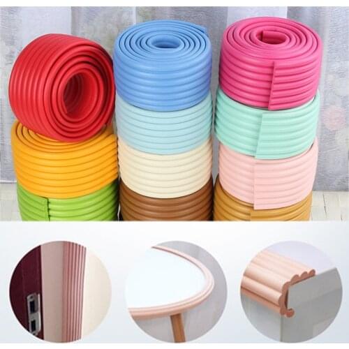 Colorful Baby Safety Protection Strip Table Desk Edge Guard Strip Corner Protector Home Corners Safety For Children Soft Corner