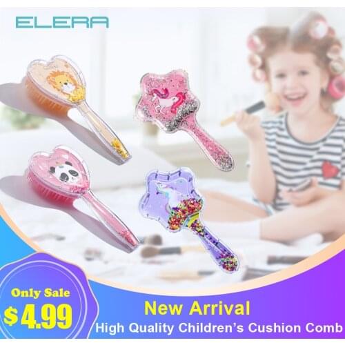 Cartoon Children Cute Plastic Air Cushion Massage Comb Multi-shape Curly Hair Comb Hairdressing Comb Anti-static Air Bag Comb