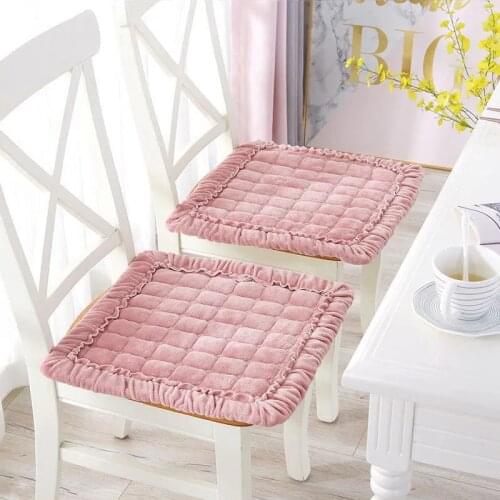 Soft Non-slip Dining Chair Seat Cushions Square Floor Cushion for Home Office Chair Comfortable Reclining Mat Home Garden