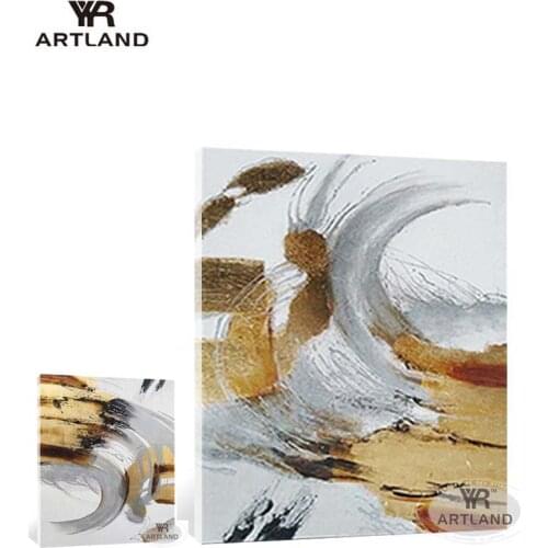 100% Hand drawn canvas painting abstract landscape poster for home wall decoration wall art picture for living room bed room