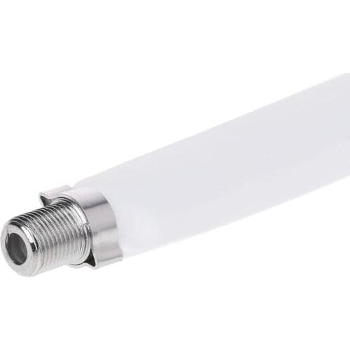 N0HC 2PCS Window Flat F Connector Cable Coax Coaxial RG6 RG-6Door TV Satellite