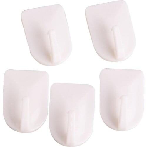 Ceiling Self Adhesive Hook Plastic Strong Wall Hooks New Houshold Wedding Christmas Party Decor Hooks Banner Poster Hanging Hook