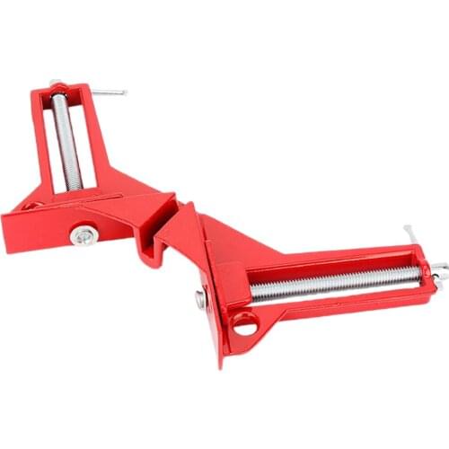 Profeesional 90 Degree Right Angle Miter Corner Clamp Capacity Picture Frame Jig Red