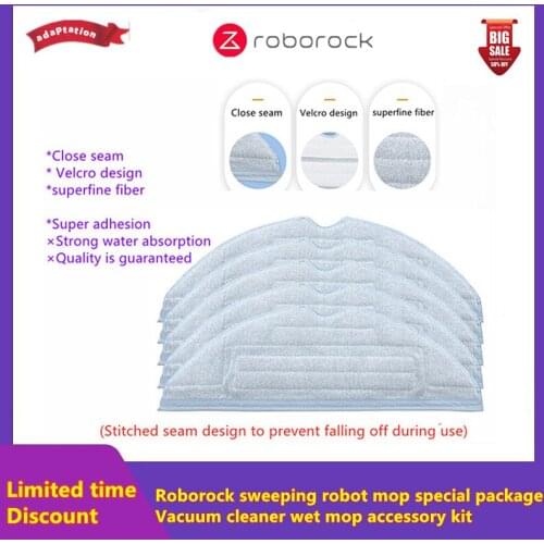 Roborock sweeping robot mop S7 / S70 / S60 / S61 / S50 Max / S60 model vacuum cleaner wet mop mop accessory kit