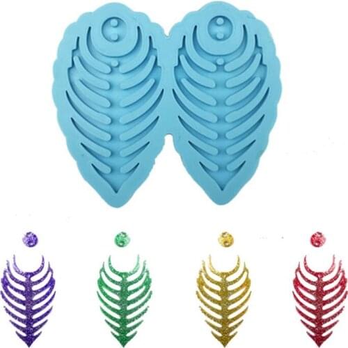 T84A Crystal Epoxy Resin Mold Earrings Pendant Silicone Mould DIY Handmade Craft Tool